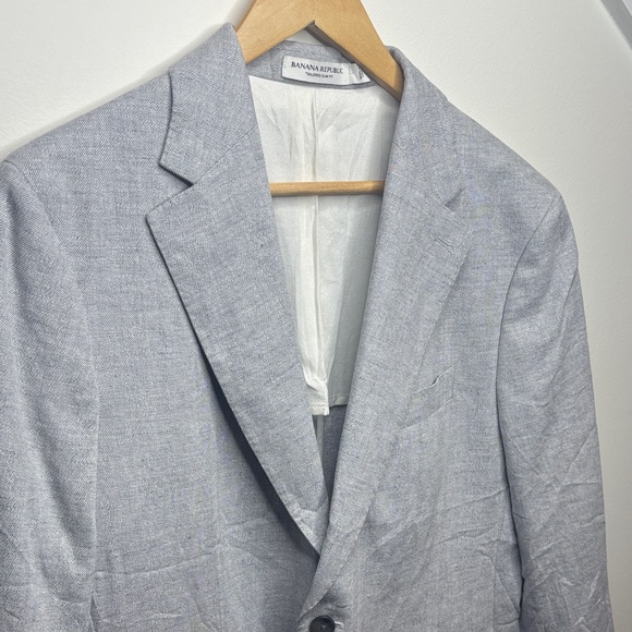 Banana Republic Linen Cotton Blend Slim Tailored Fit Sport Coat - Picture 4 of 16